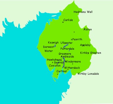 Villages in Cumbria